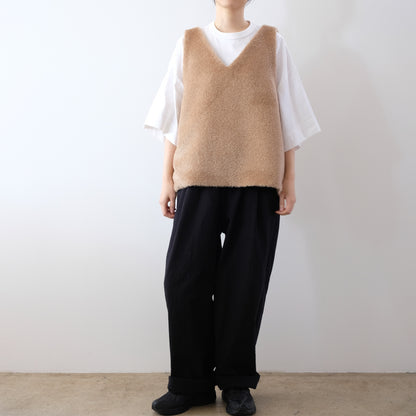 Alpaca Wool V-Neck Vest