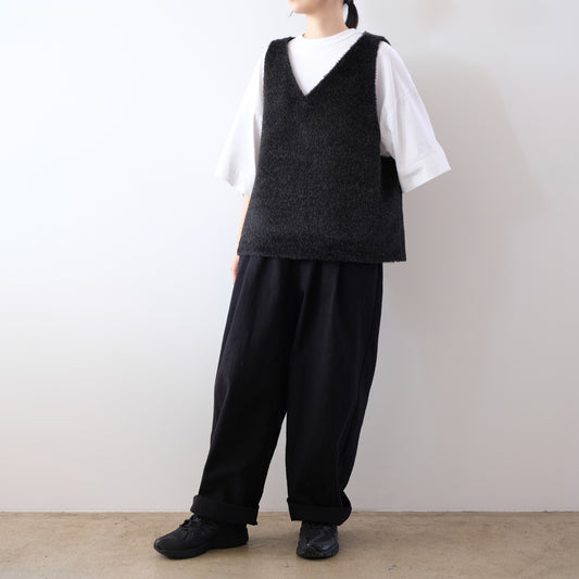 Alpaca Wool V-Neck Vest