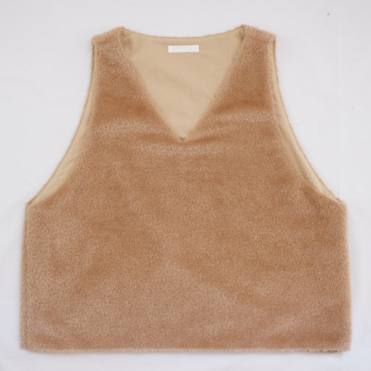 Alpaca Wool V-Neck Vest
