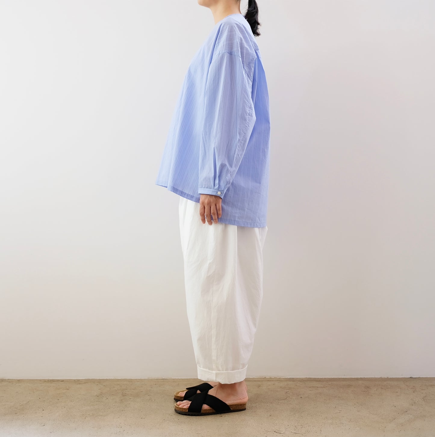 Back-Striped Pullover