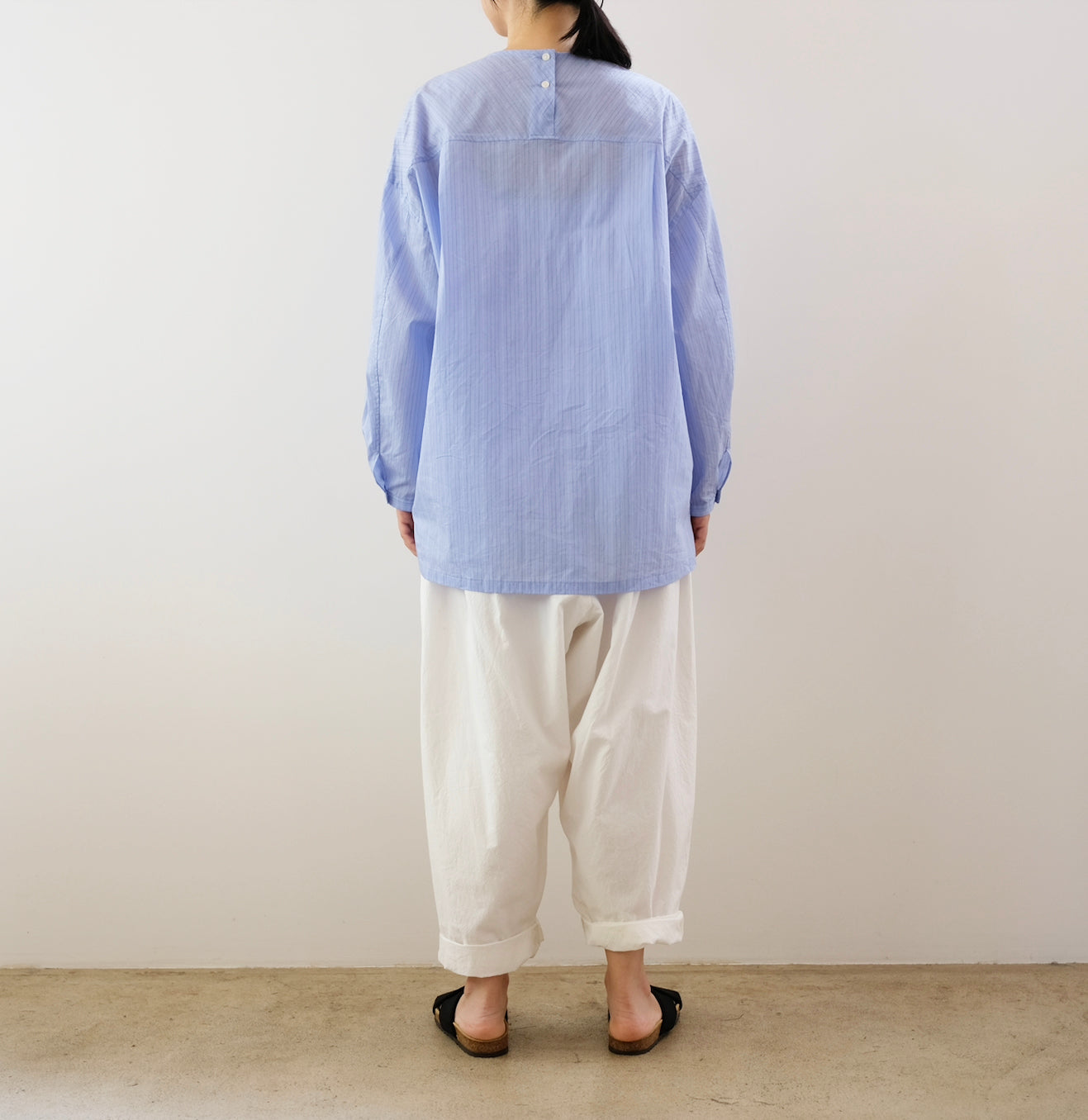 Back-Striped Pullover