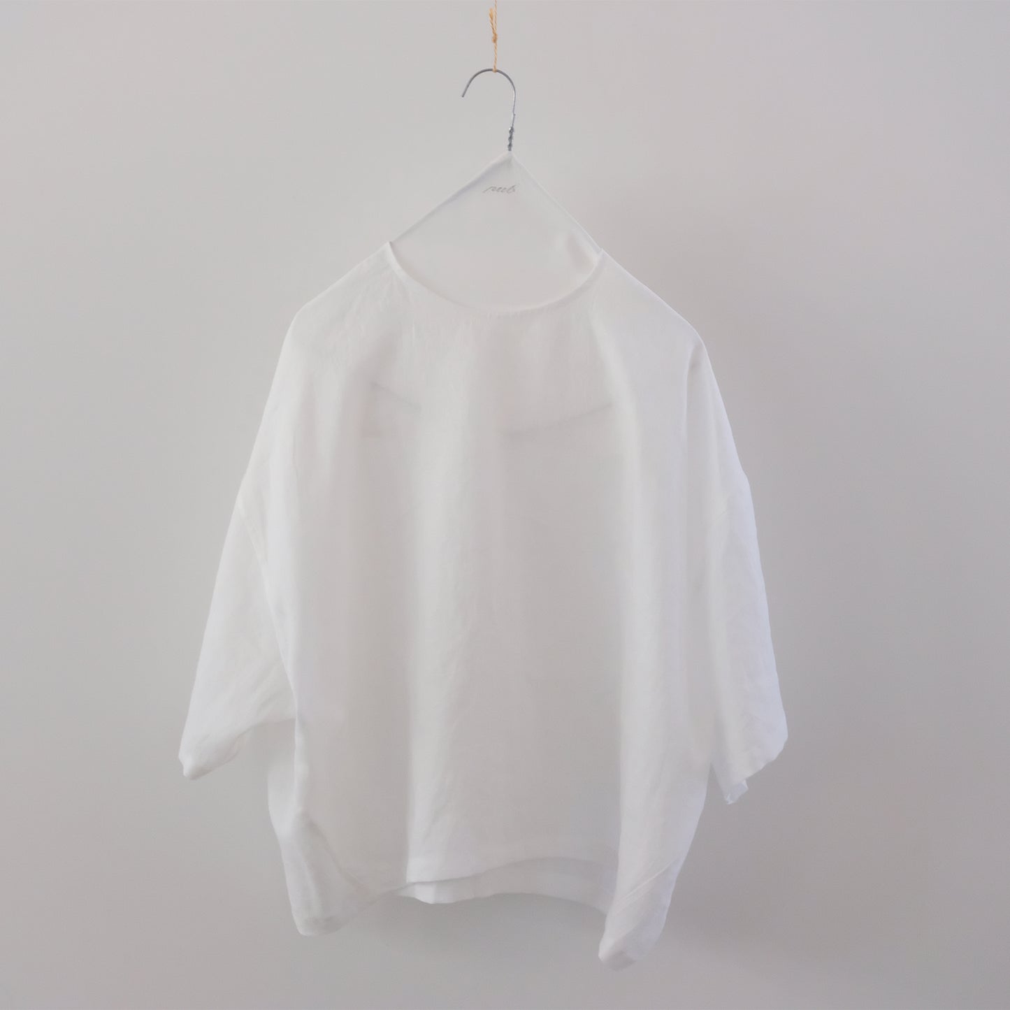 French Linen Wide Pullover Blouse
