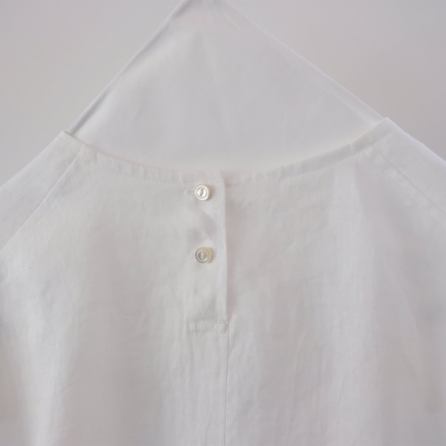 French Linen Wide Pullover Blouse
