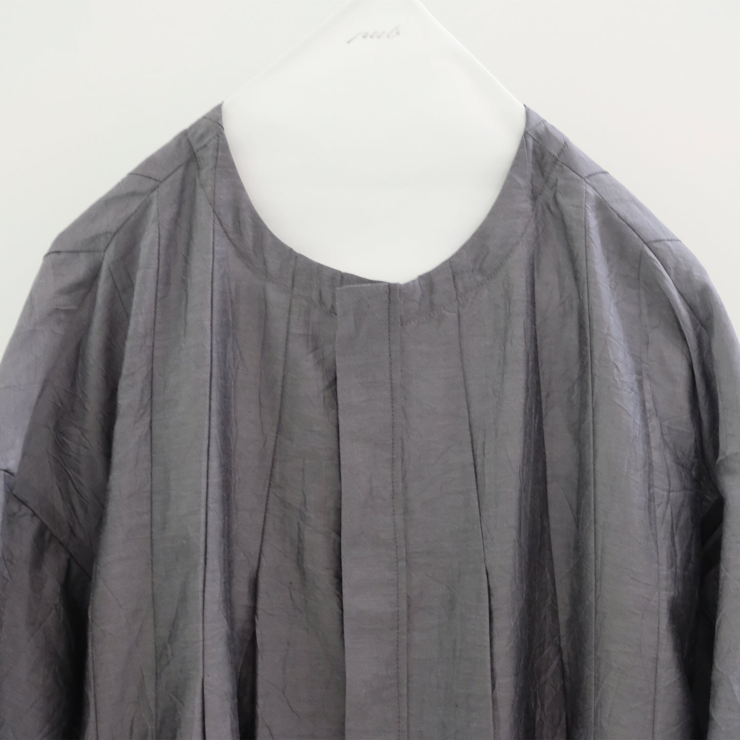Silk Cotton Lawn Tuck Blouse