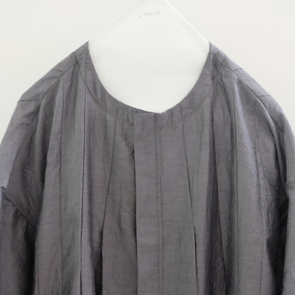 Silk Cotton Lawn Tuck Blouse