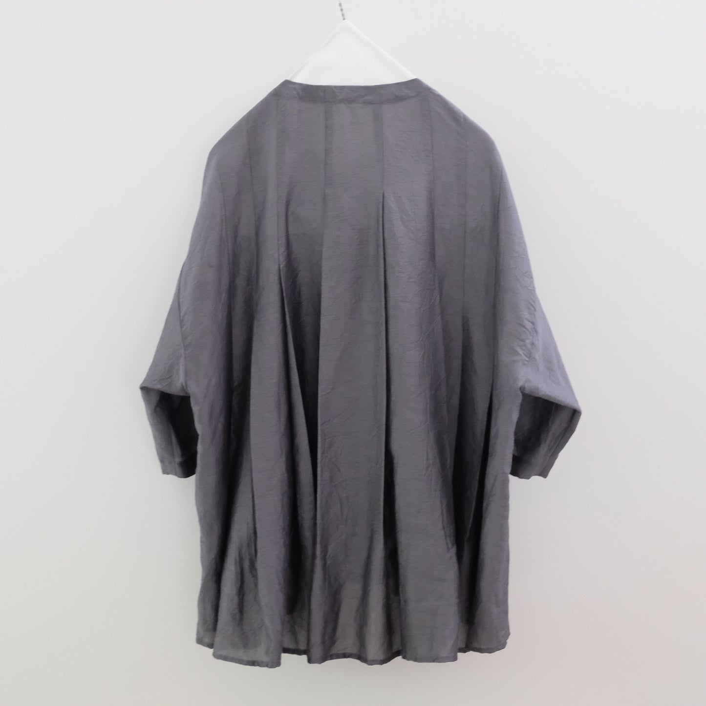 Silk Cotton Lawn Tuck Blouse