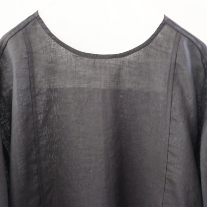 French Linen Boat Neck Dress