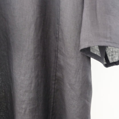 French Linen Boat Neck Dress