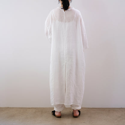 French Linen Boat Neck Dress