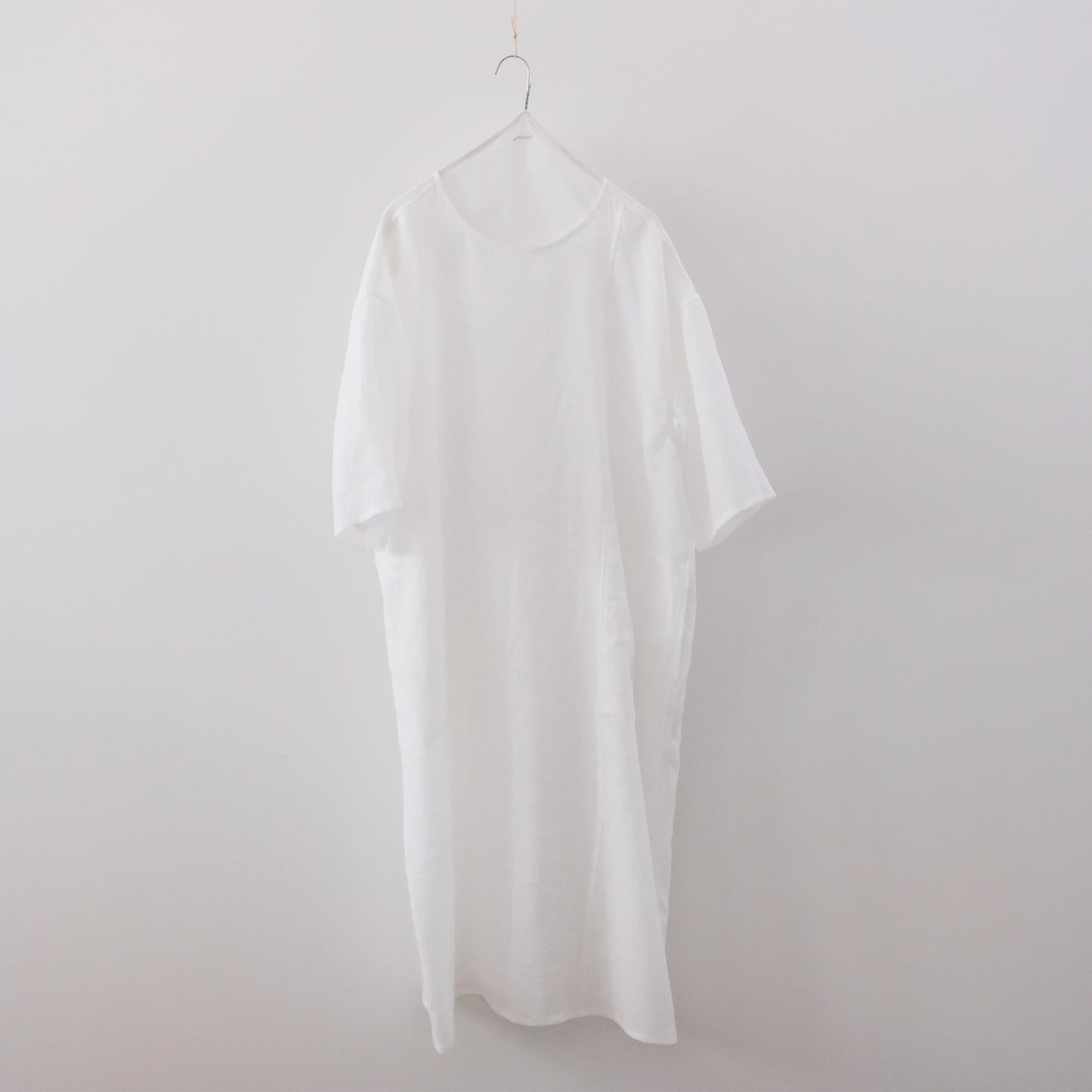 French Linen Boat Neck Dress