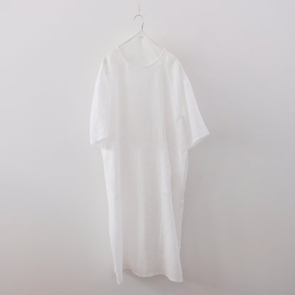 French Linen Boat Neck Dress