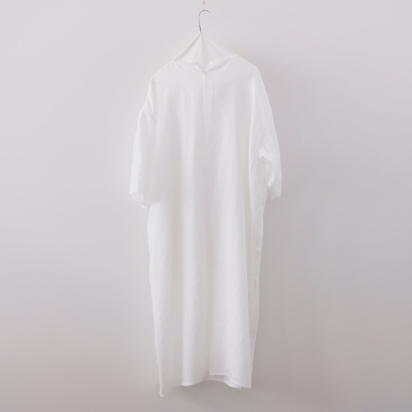 French Linen Boat Neck Dress