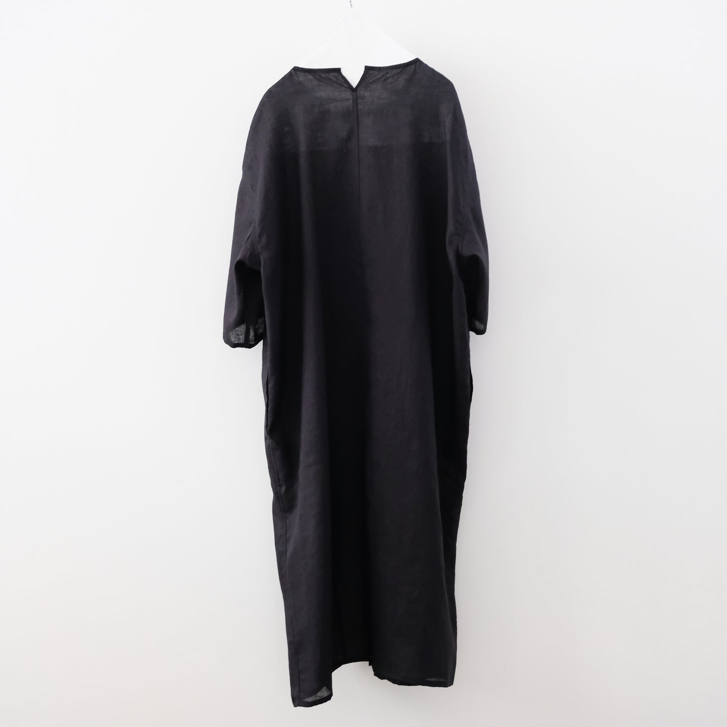 French Linen Boat Neck Dress
