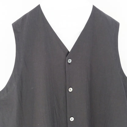 Organic Cotton Linen V-Neck Long Dress