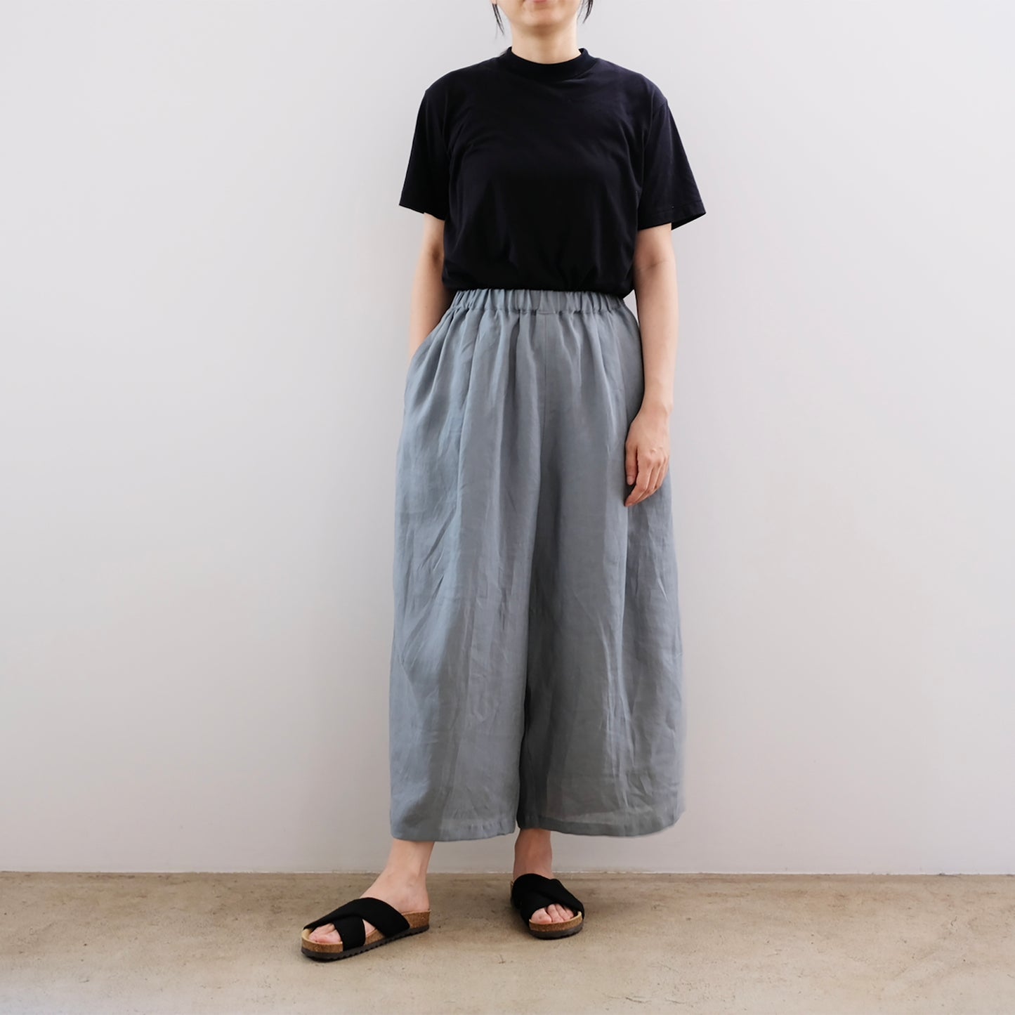 Linen Wide Easy Pants