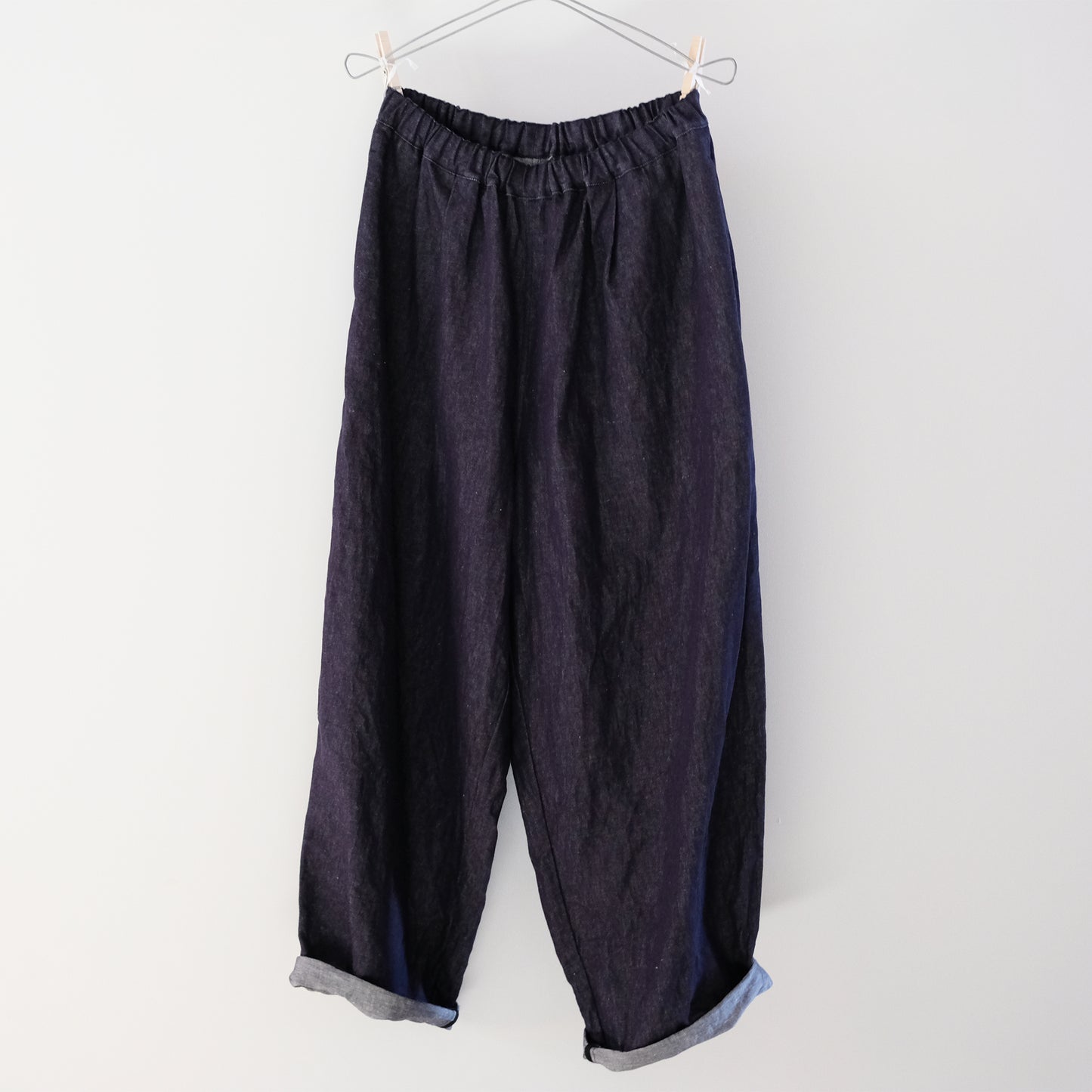 Cotton Linen Denim Easy Pants