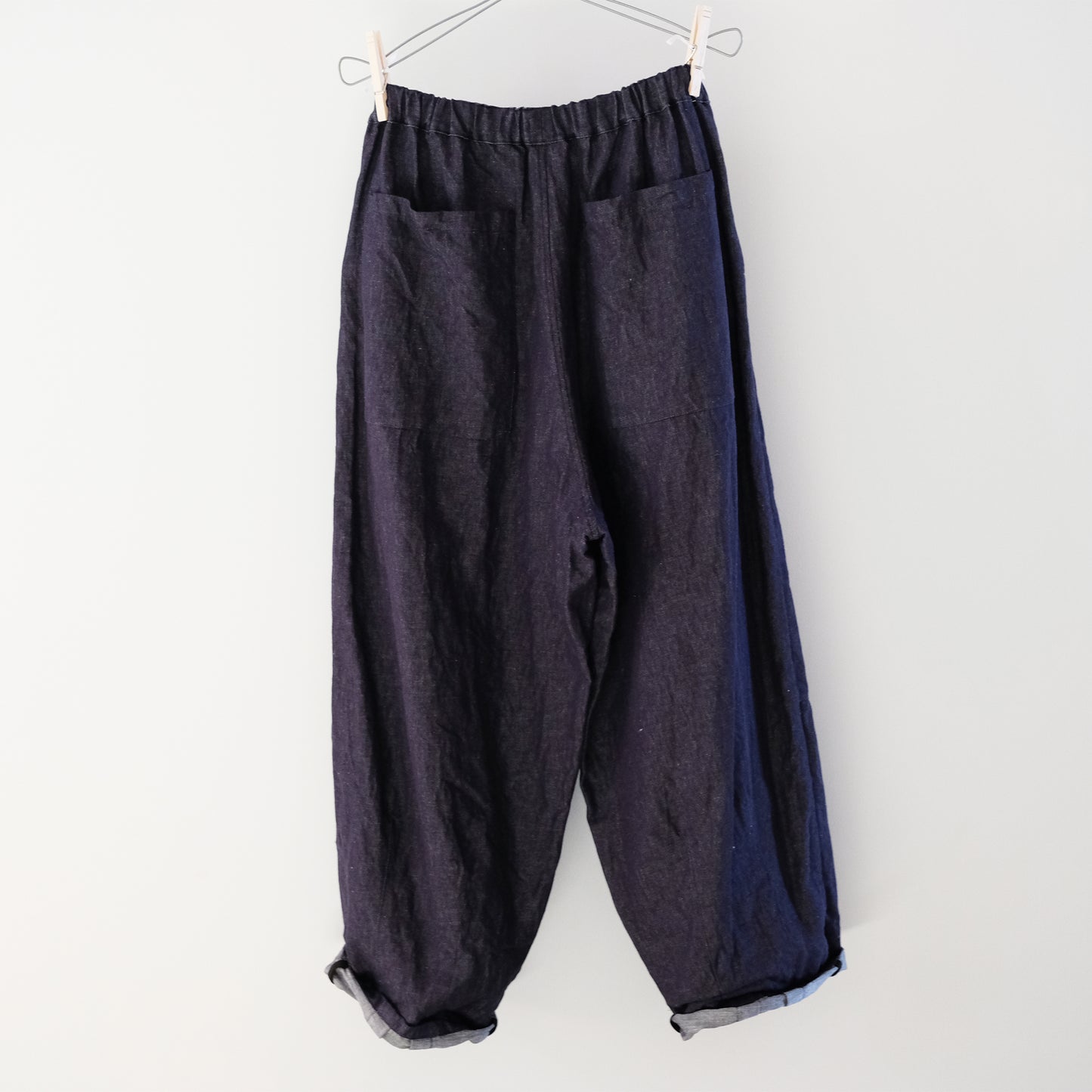 Cotton Linen Denim Easy Pants