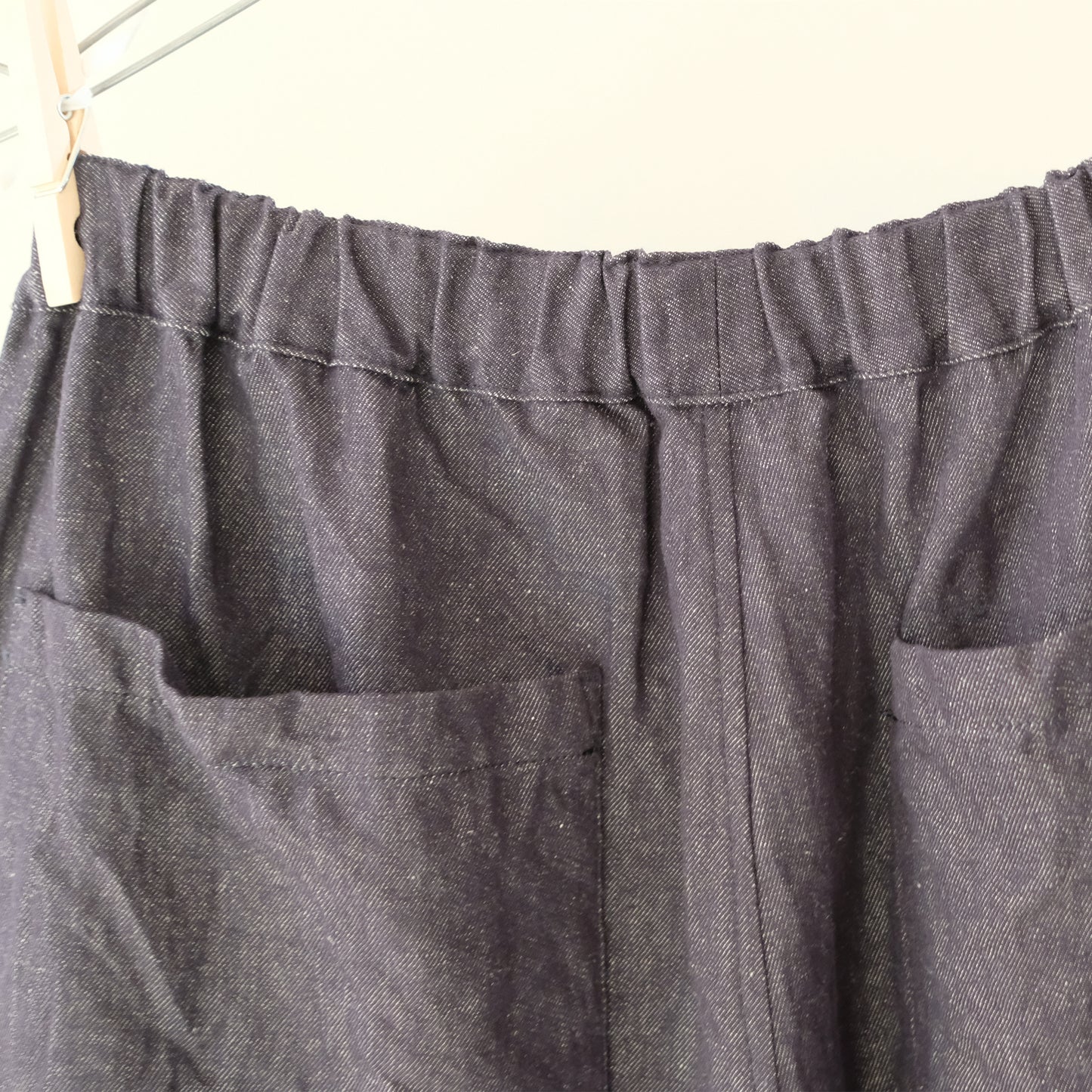 Cotton Linen Denim Easy Pants