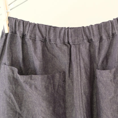 Cotton Linen Denim Easy Pants